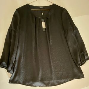 Talbots Black Blouse